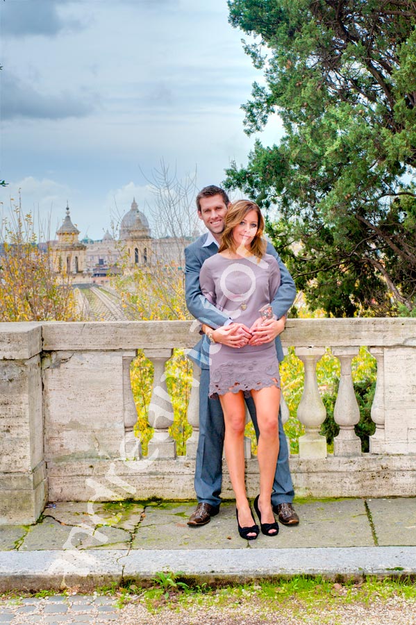 Man and woman just engaged during their photography session.