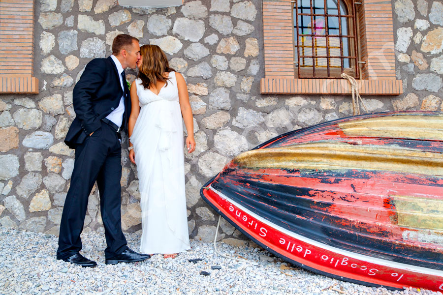 Wedding photographer shoot at Lo Scoglio delle Sirene sull'isola di Capri 