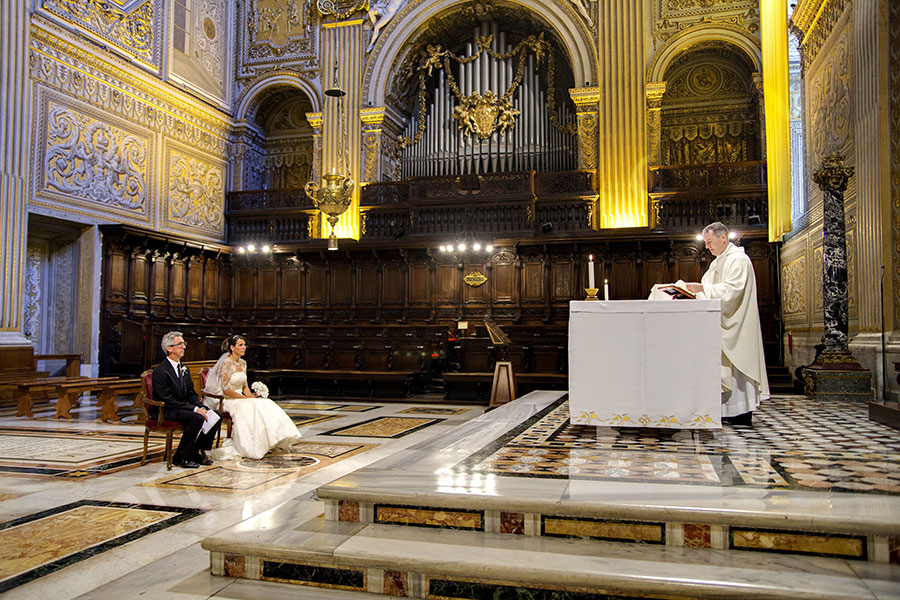 Vatican Church Wedding Vow Renewal Ceremony Photography