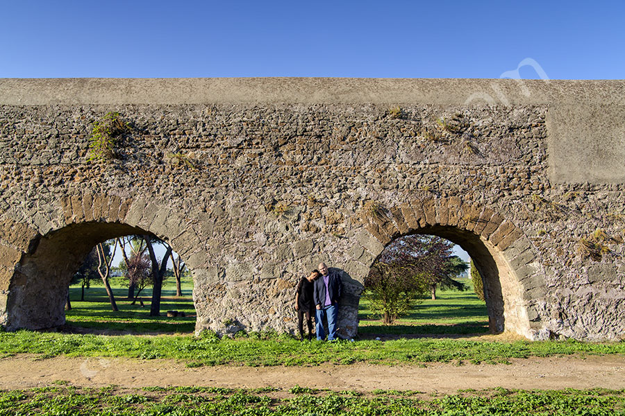 Ancient roman aqueduct Appio Claudio