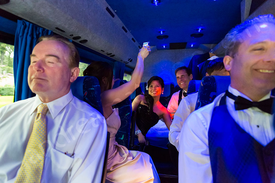 Matrimonial party bus transfer to Castle Odescalchi