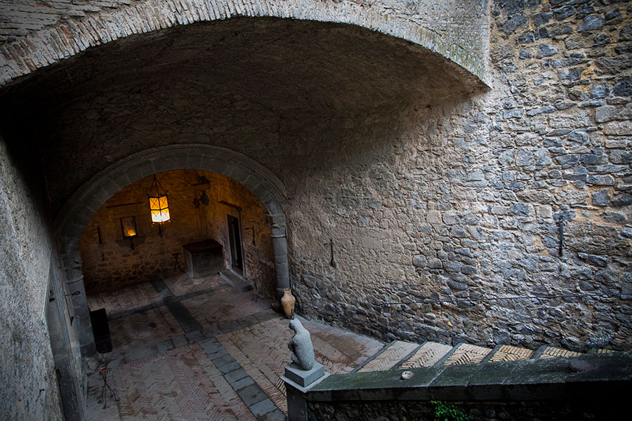 Castello Odescalchi internal courtyard