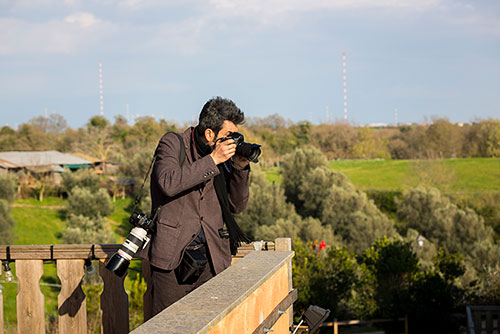 Gabriele Portrait shot in action