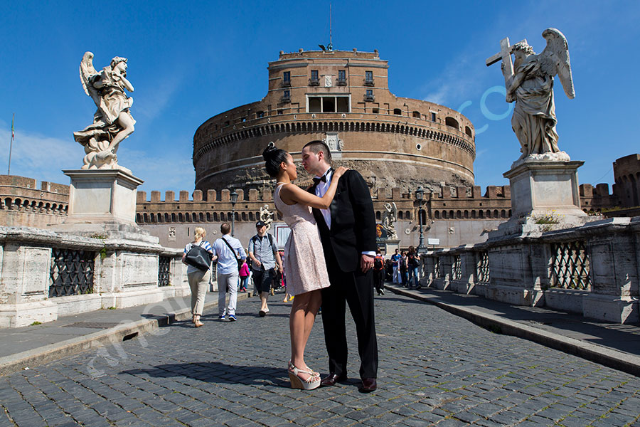 Engaged to be married at Castel Sant'Angelo