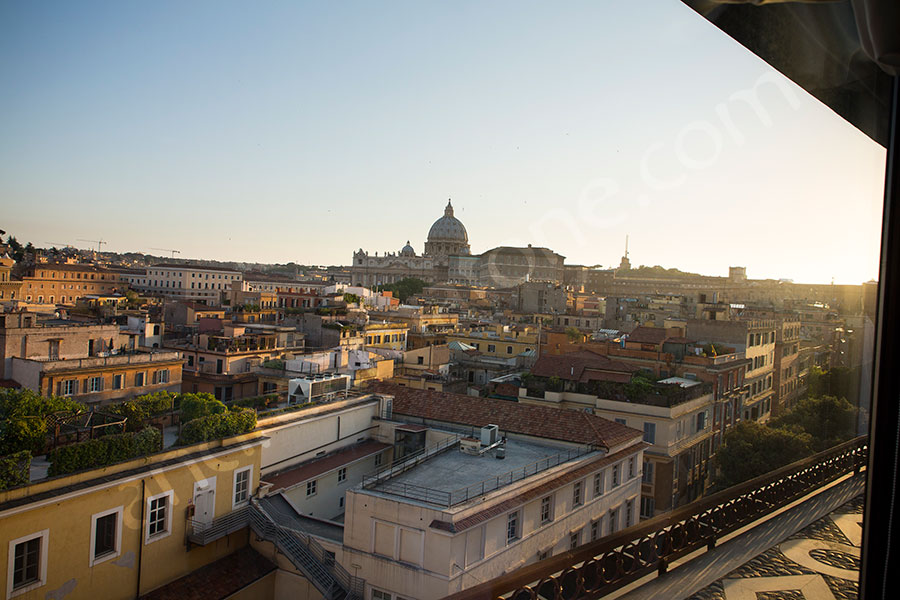 Overview of the city of Rome Italy