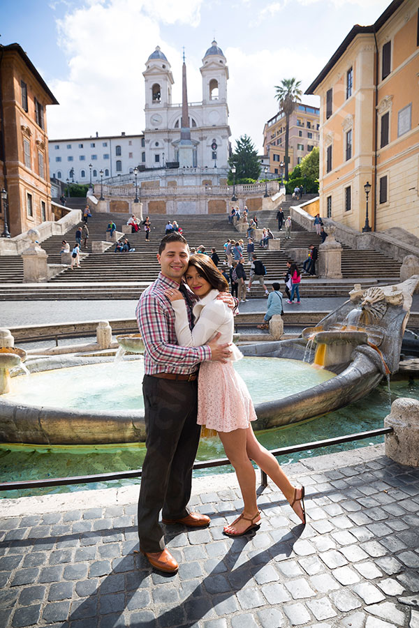 Portrait at the Spanish steps 