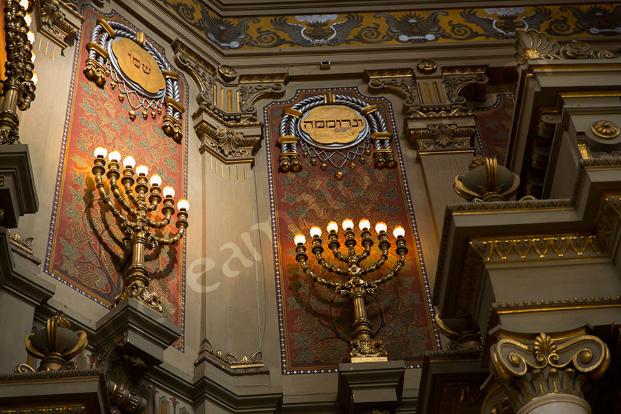 Internal detail Synagogue of Rome 