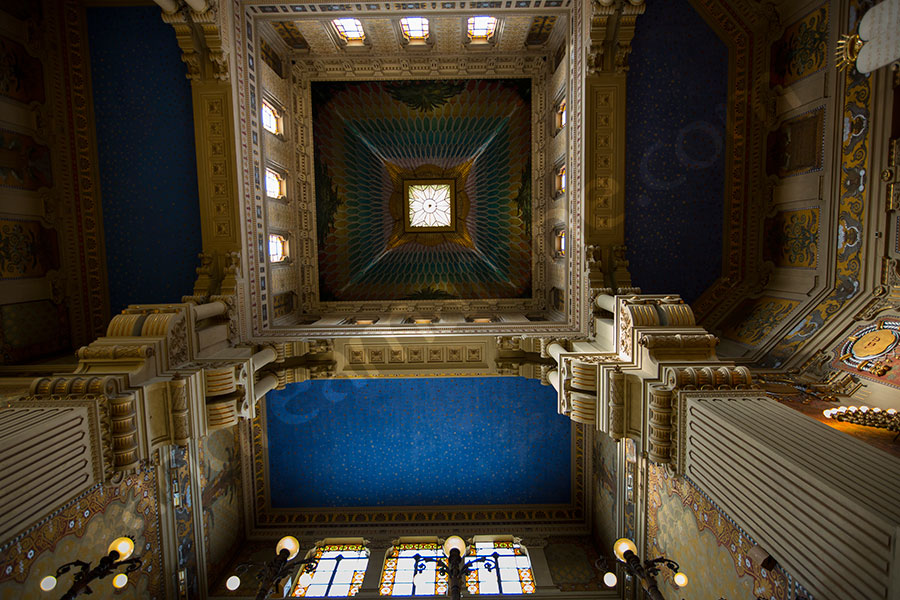 The Great Synagogue of Rome roof top 