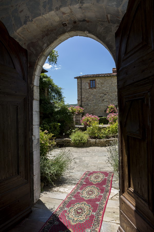 Church inside Castello di Spaltenna