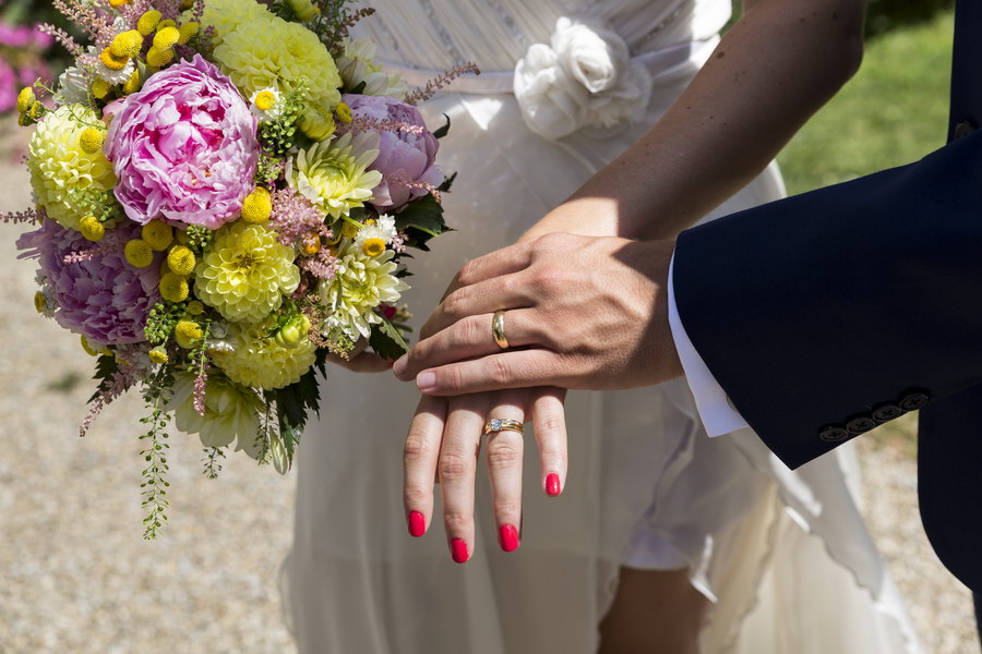 Showing off the rings