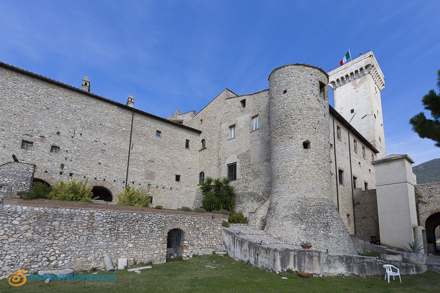 The castle Savelli at Palombara Sabina.