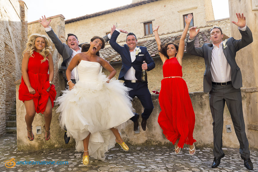 Fun pictures of the bridal party