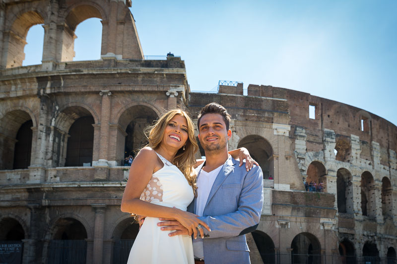 Engaged in Rome