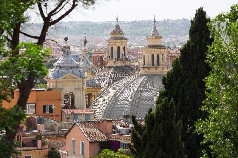 The Twin Churches found in Piazza del Popolo