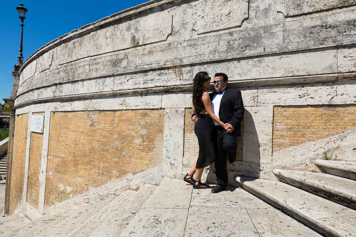 Anniversary session at the Spanish steps