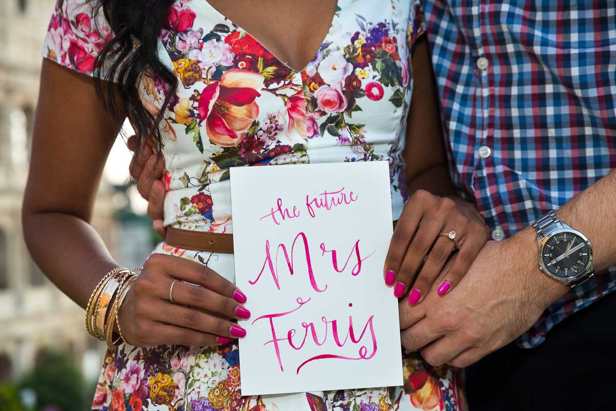 Proposal ideas: Married as Mr and Mrs. Letter cards. 