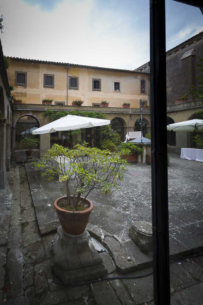 Villa Palazzola internal courtyard.