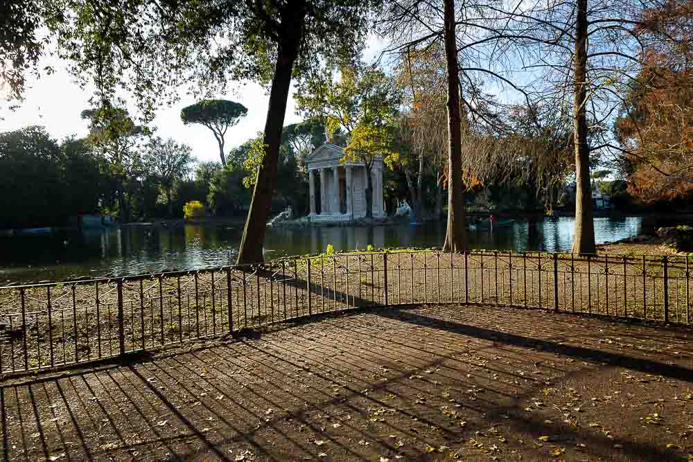 Laghetto di Villa Borghese. Lake. Rome, Italy.