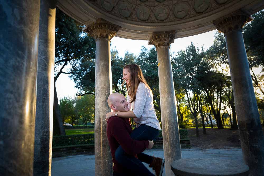 Fun pictures of a coupe during their engagement session.