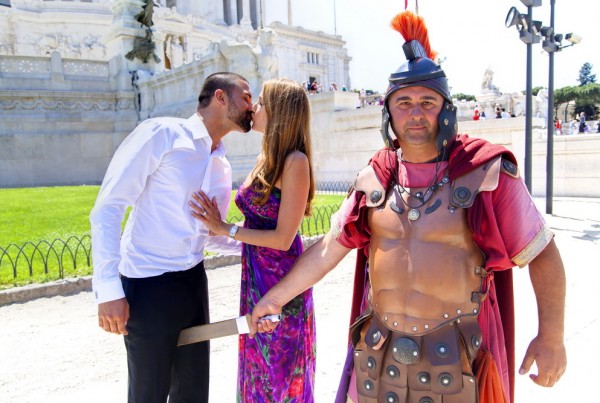 Ancient Roma Engagement photo shoot