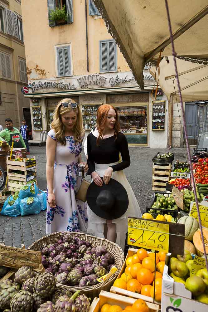 Looking through the morning market