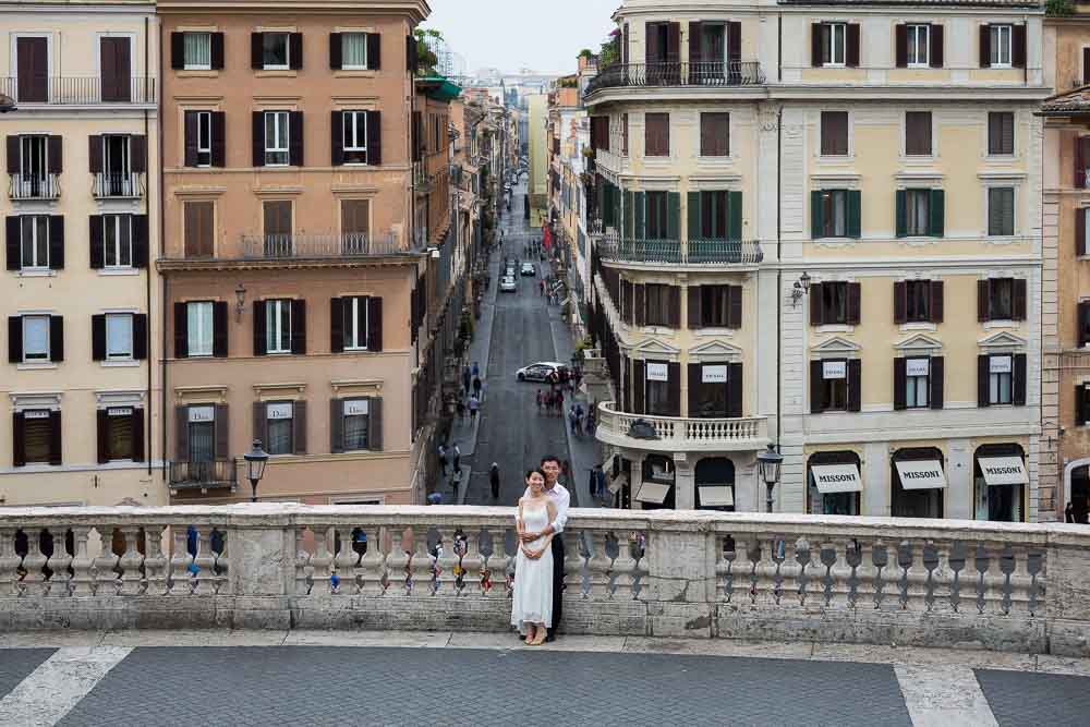 Piazza di Spagna early morning honeymoon photography 