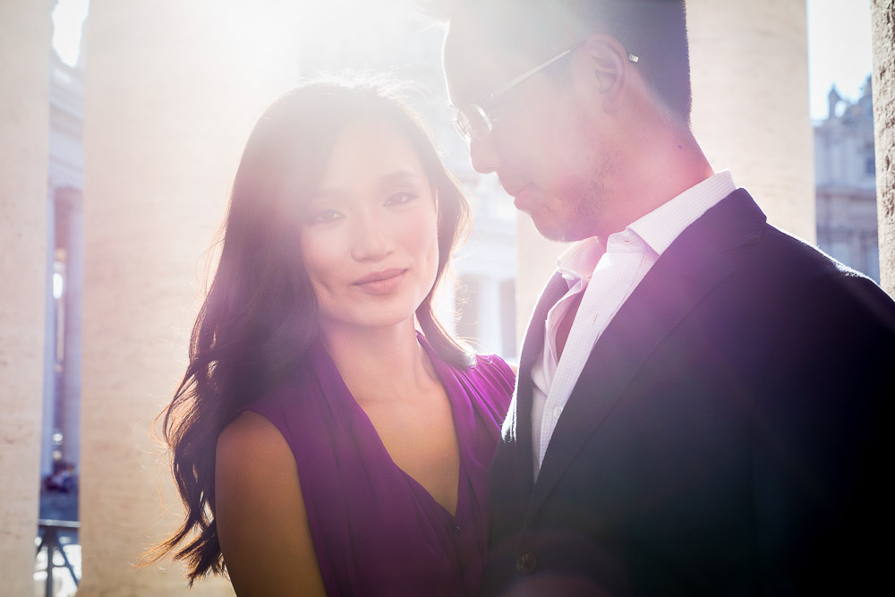 Intense couple portrait