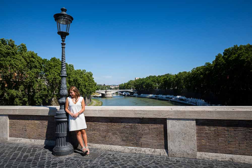 Ponte Sisto photo session on the bridge