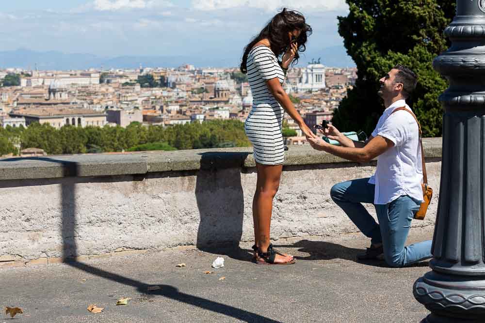 Will you marry me proposal in Rome
