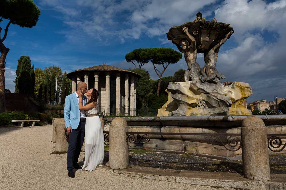 The fountain of Bocca della Verita