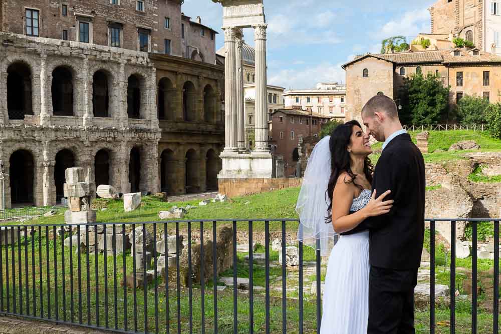 Kissing at Teatro Marcello