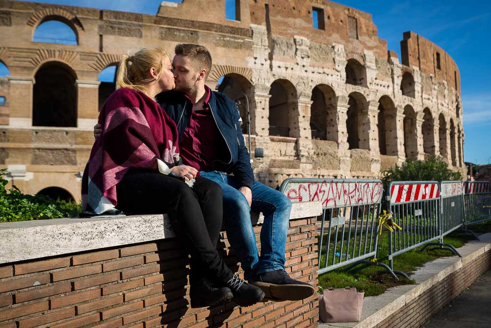 In love in Rome.