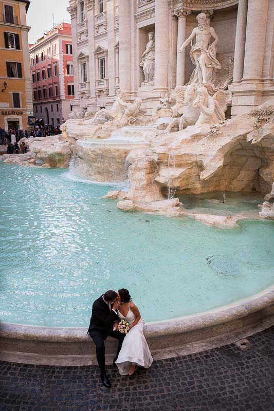 The fountain Trevi all to ourselves