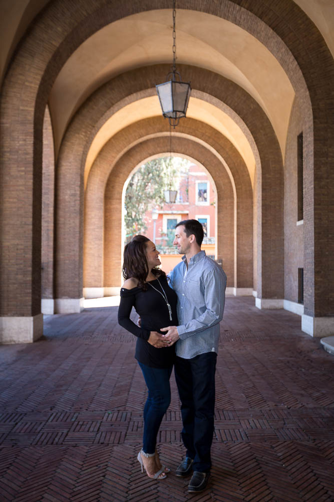 Together under arches in nearby Church Santa Sabina