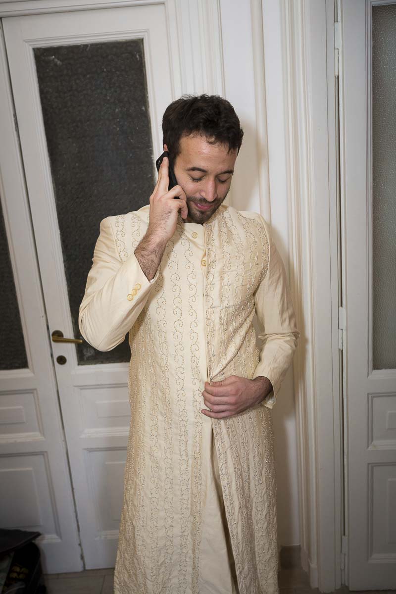 Indian male man groom wedding traditional dressing