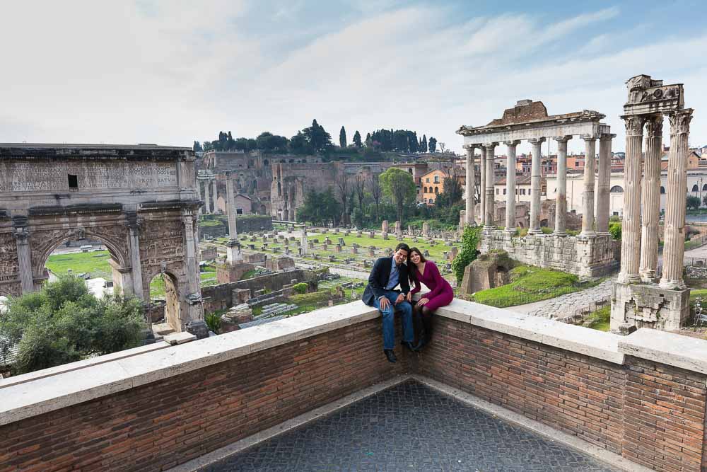 Photography session at the Roman Forum