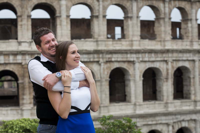 Portrait picture at the Colosseum