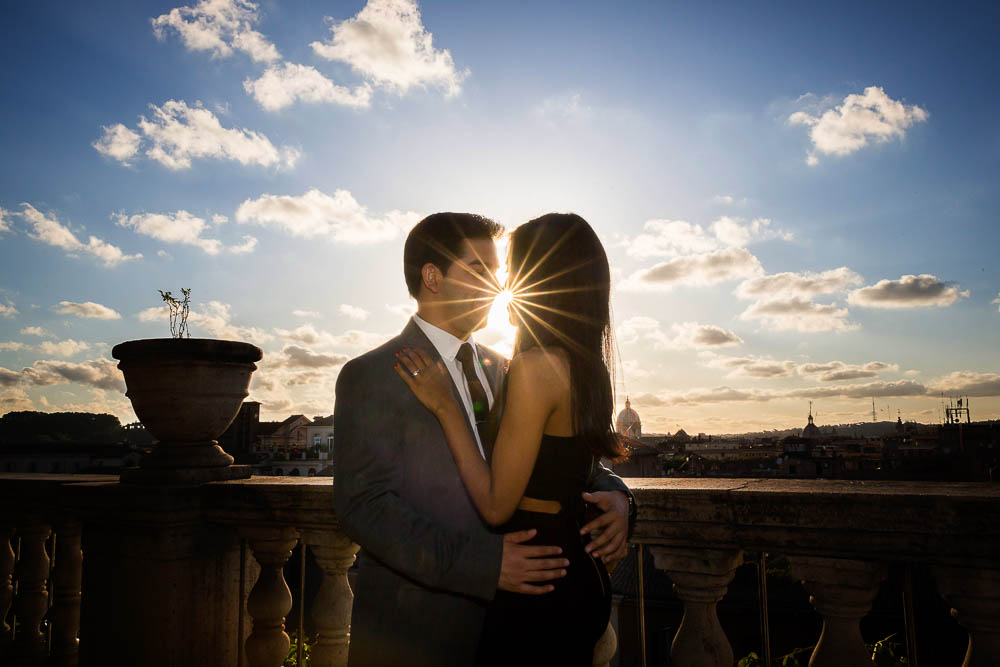 Wedding proposal in Rome