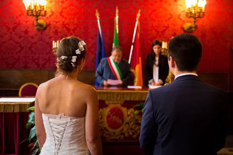 Getting married in Campidoglio Town Hall Civil marriage