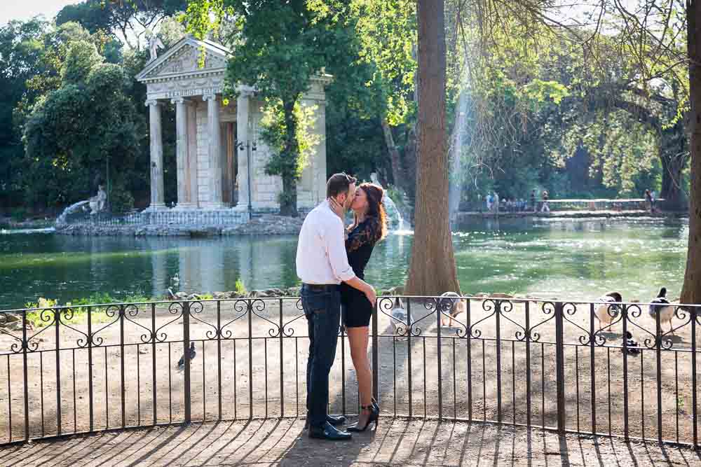 She said yes image of a couple together by the lake