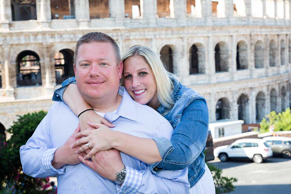 Portrait picture taken at the Colosseum