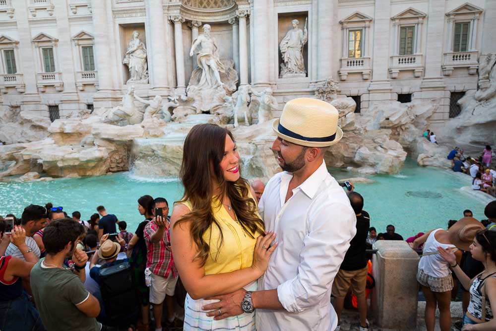 The reality of the Trevi fountain