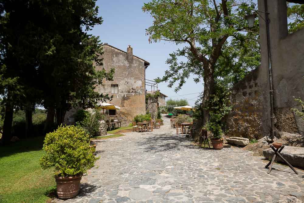 Borgho di Tragliata in the outskirts of Rome Italy