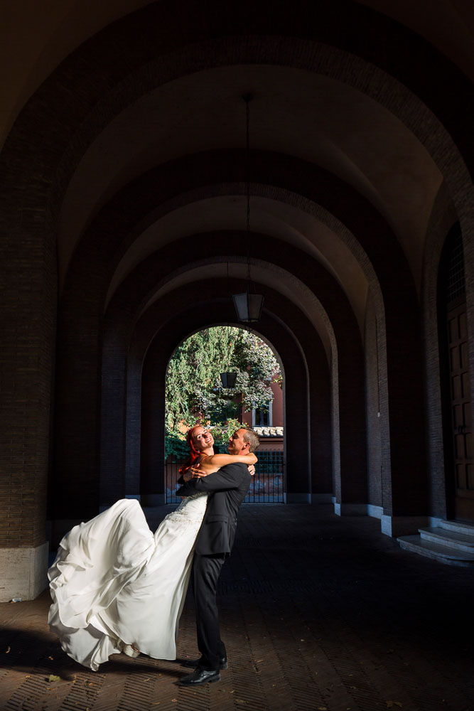 Wedding photography at Church Santa Sabina in Rome Italy