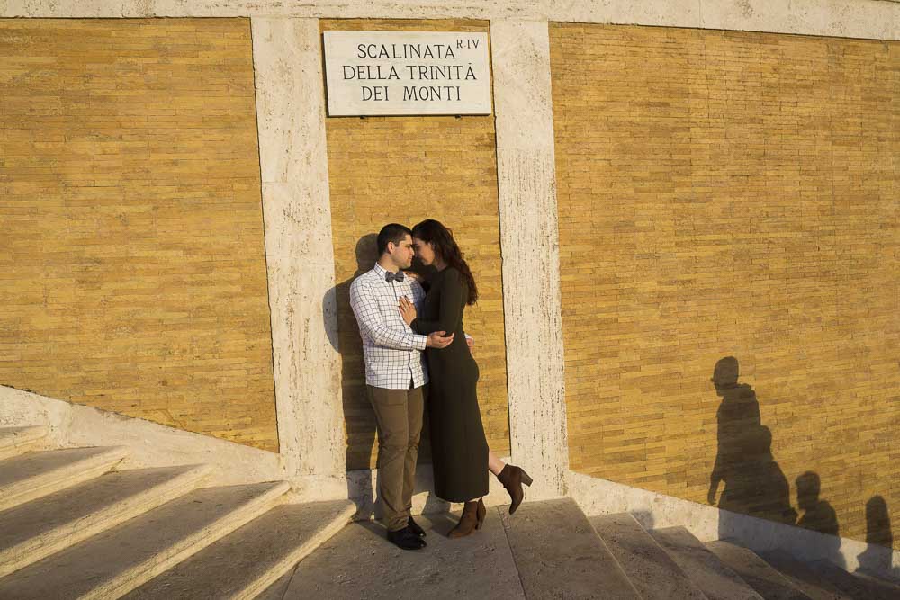 Portrait picture on the Spanish steps