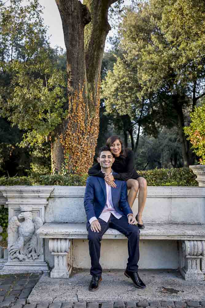 Park sitting down portrait session