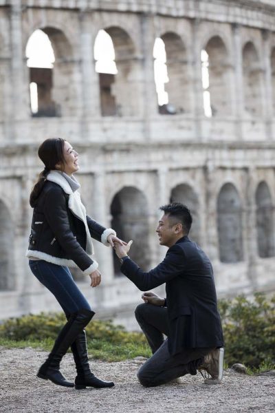 Much joy and happiness after the proposal question