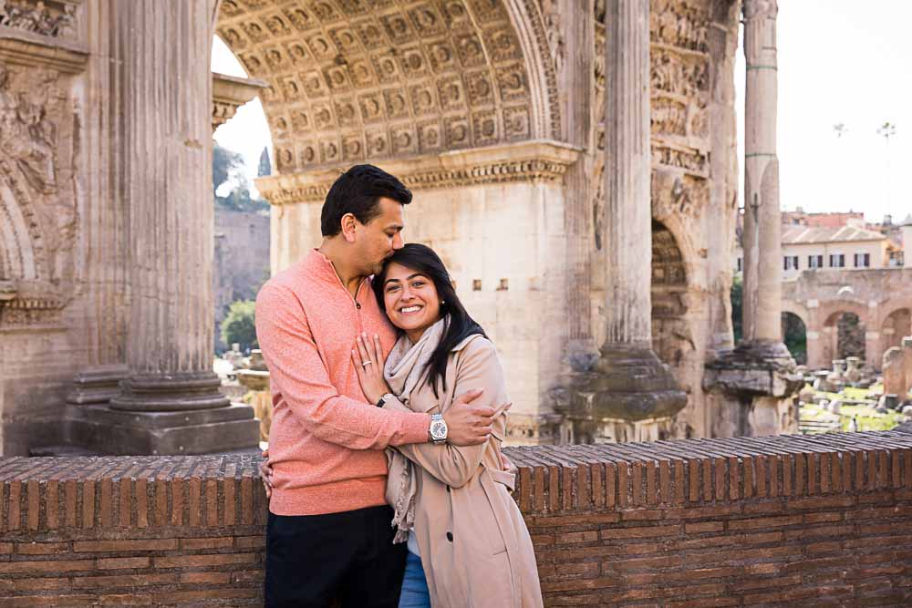 Couple photo session at the Foro romano