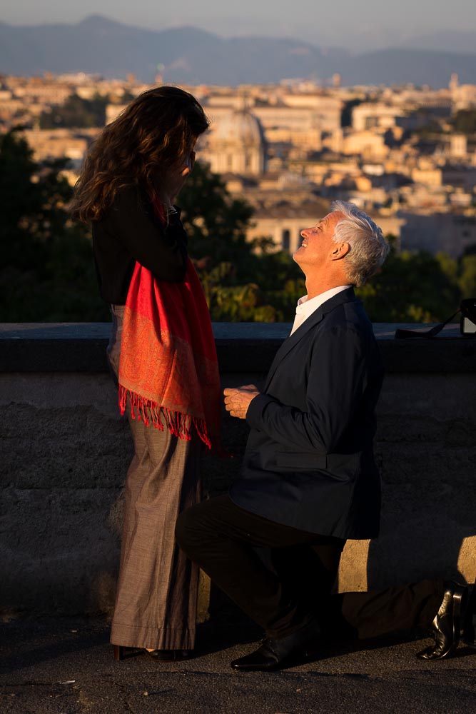 Proposing on the Janiculum hill