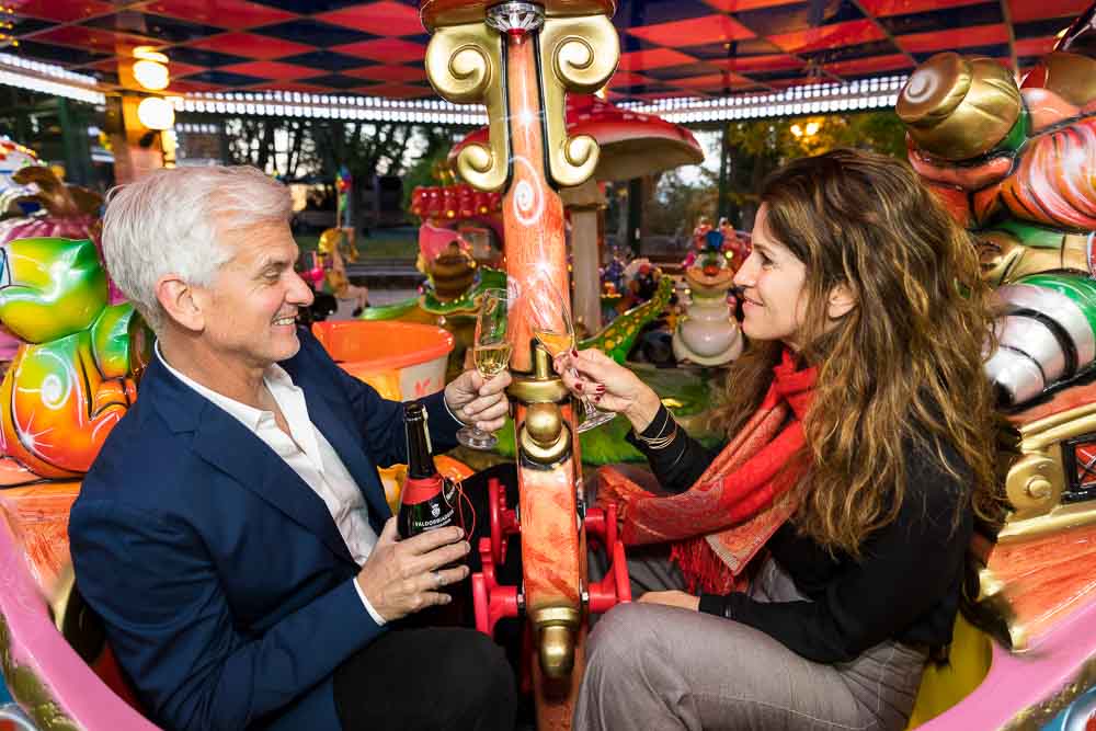 A toast on an amusement park ride